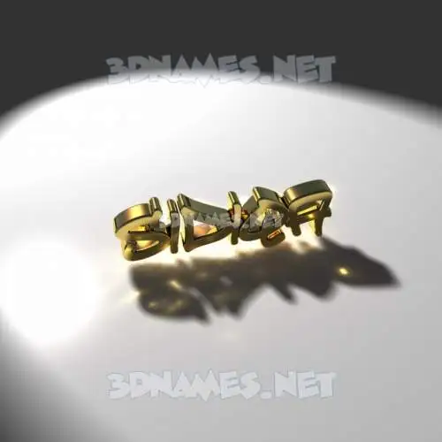 sidiqa in Gold Shine style - 3D name wallpaper