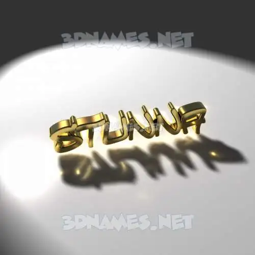stunna in Gold Shine style - 3D name wallpaper stunna in Gold Shine style - 3D name wallpaper