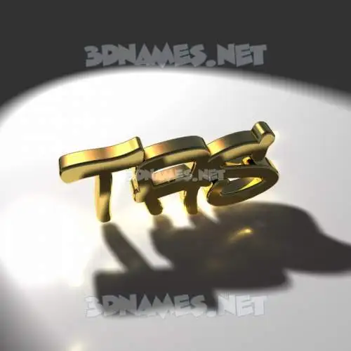 tas in Gold Shine style - 3D name wallpaper tas in Gold Shine style - 3D name wallpaper