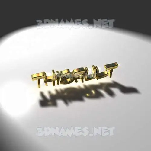 thibault in Gold Shine style - 3D name wallpaper thibault in Gold Shine style - 3D name wallpaper