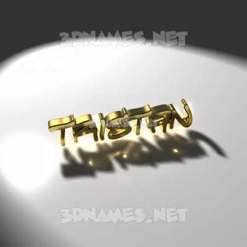 tristan in Gold Shine style - 3D name wallpaper tristan in Gold Shine style - 3D name wallpaper