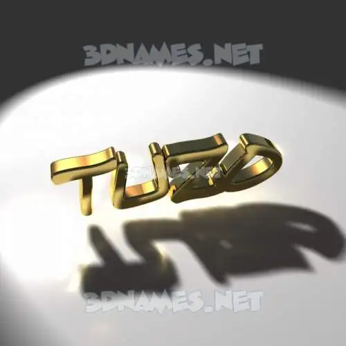 tuzo in Gold Shine style - 3D name wallpaper tuzo in Gold Shine style - 3D name wallpaper