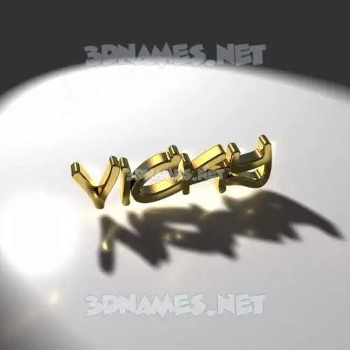 vicky in Gold Shine style - 3D name wallpaper vicky in Gold Shine style - 3D name wallpaper