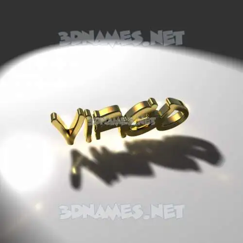 virgo in Gold Shine style - 3D name wallpaper