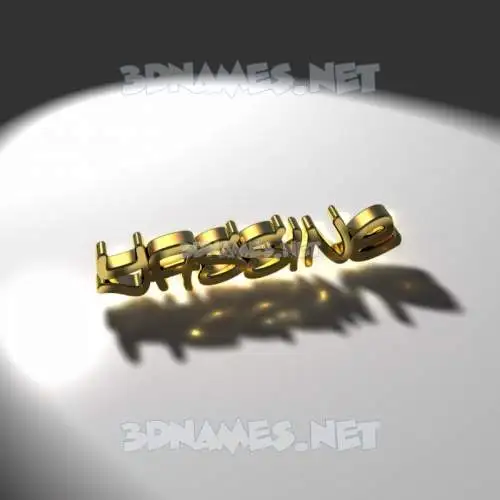 yassine in Gold Shine style - 3D name wallpaper yassine in Gold Shine style - 3D name wallpaper