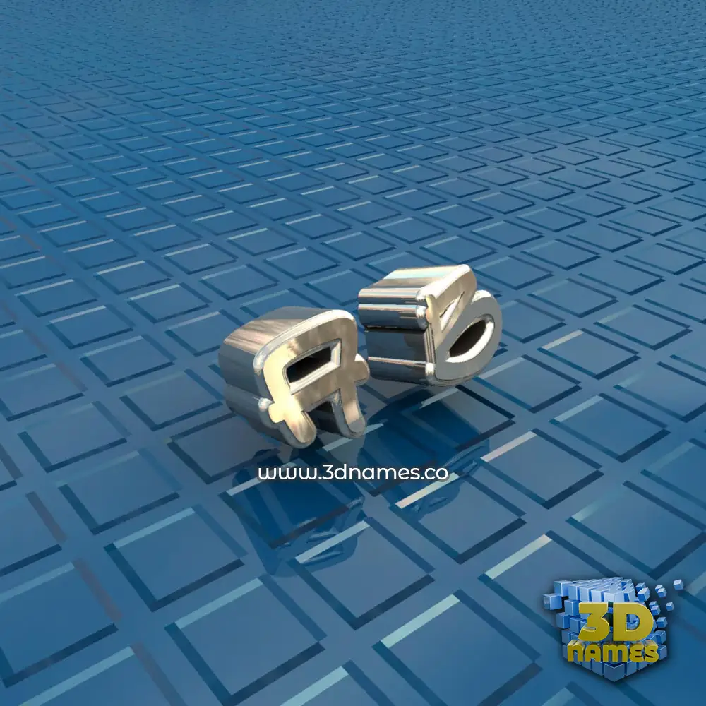 a b in Blue Bling style - 3D name wallpaper