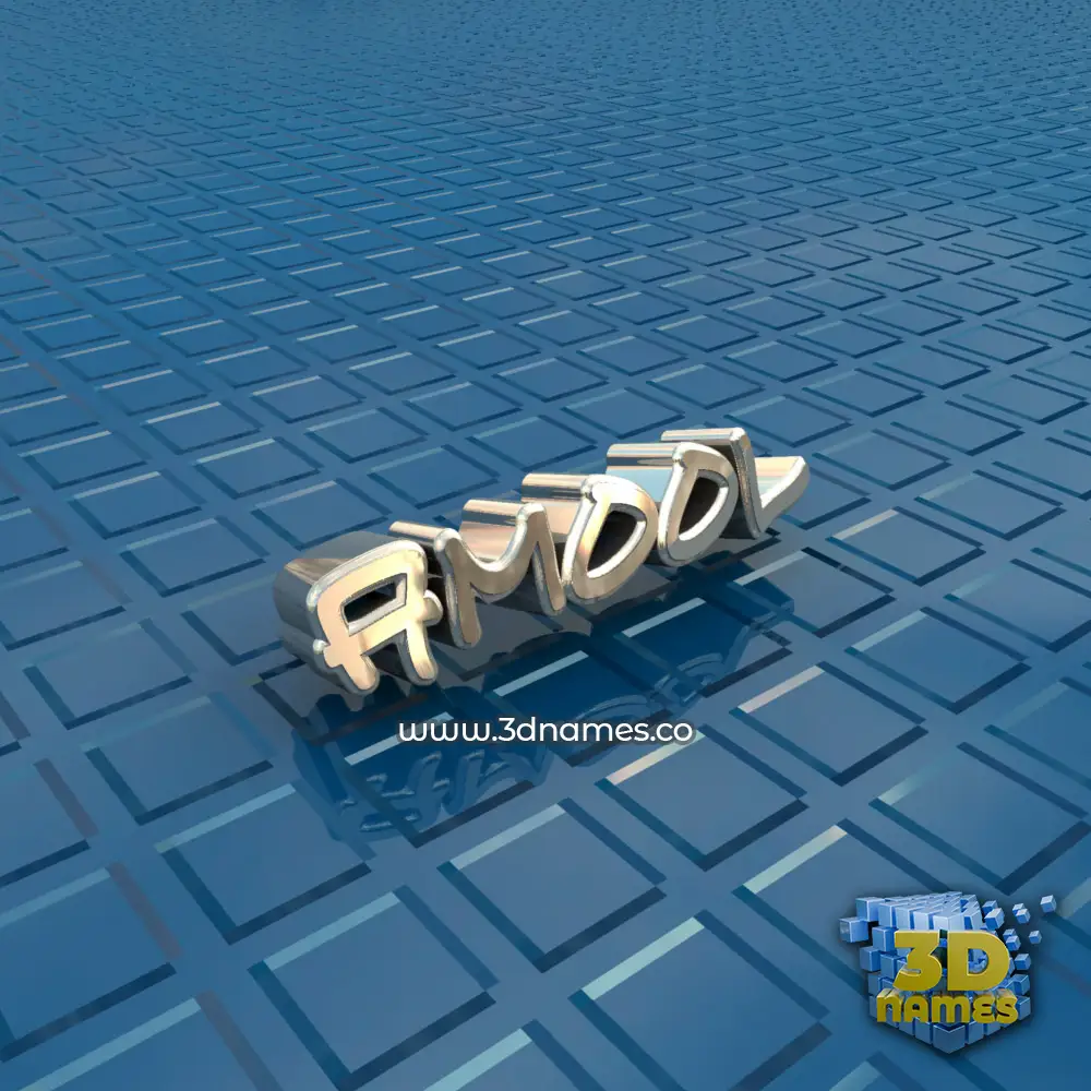 amool in Blue Bling style - 3D name wallpaper