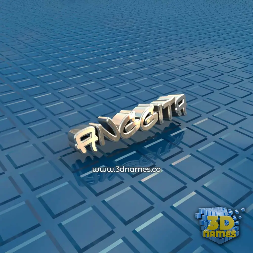 anggita in Blue Bling style - 3D name wallpaper anggita in Blue Bling style - 3D name wallpaper