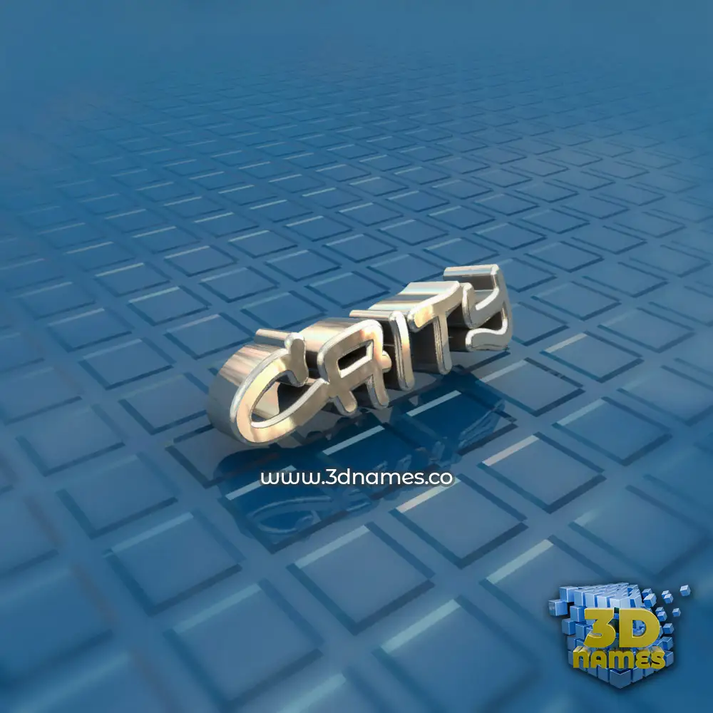 caity in Blue Bling style - 3D name wallpaper