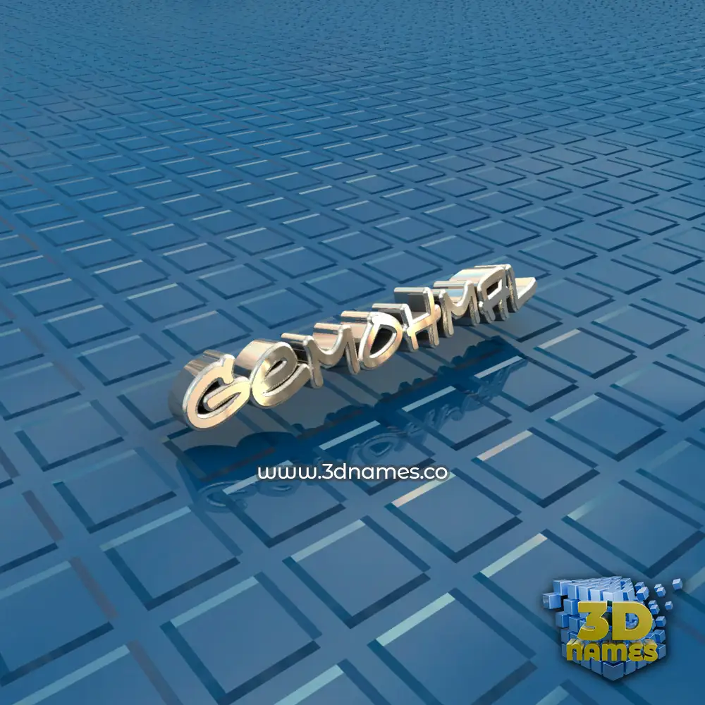 gemohmal in Blue Bling style - 3D name wallpaper gemohmal in Blue Bling style - 3D name wallpaper