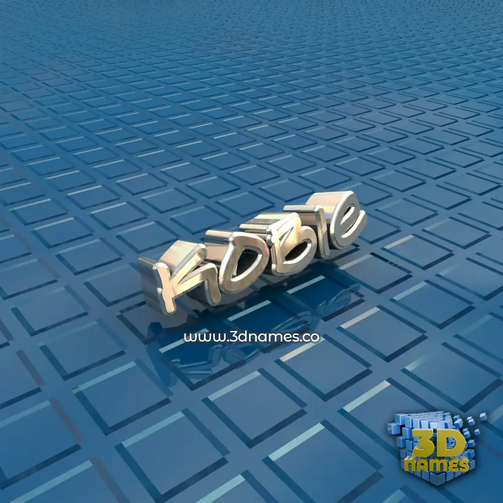 kobie in Blue Bling style - 3D name wallpaper kobie in Blue Bling style - 3D name wallpaper