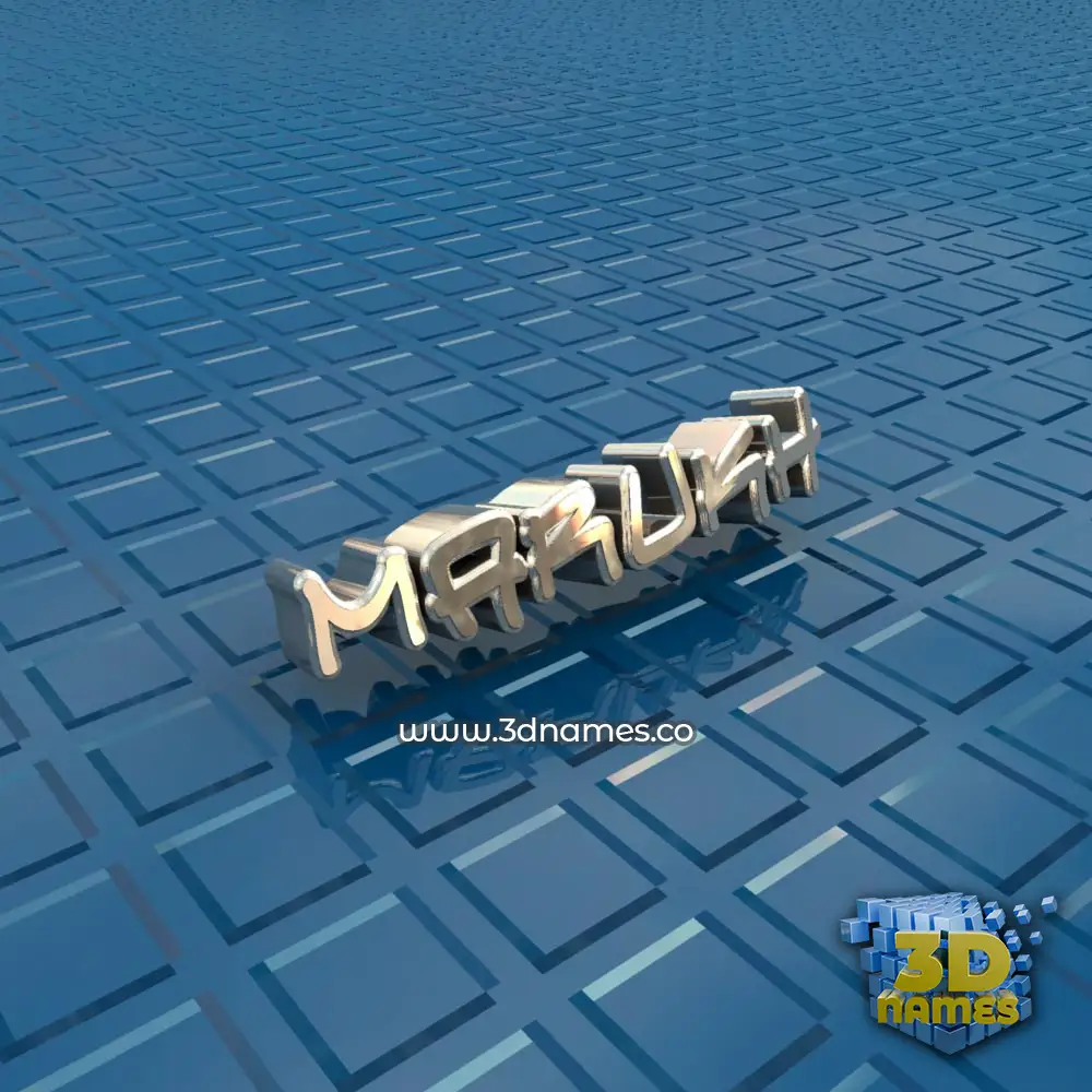 marukh in Blue Bling style - 3D name wallpaper marukh in Blue Bling style - 3D name wallpaper