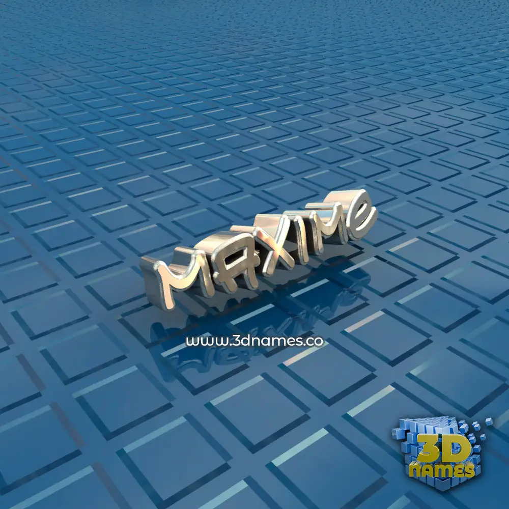 maxime in Blue Bling style - 3D name wallpaper maxime in Blue Bling style - 3D name wallpaper