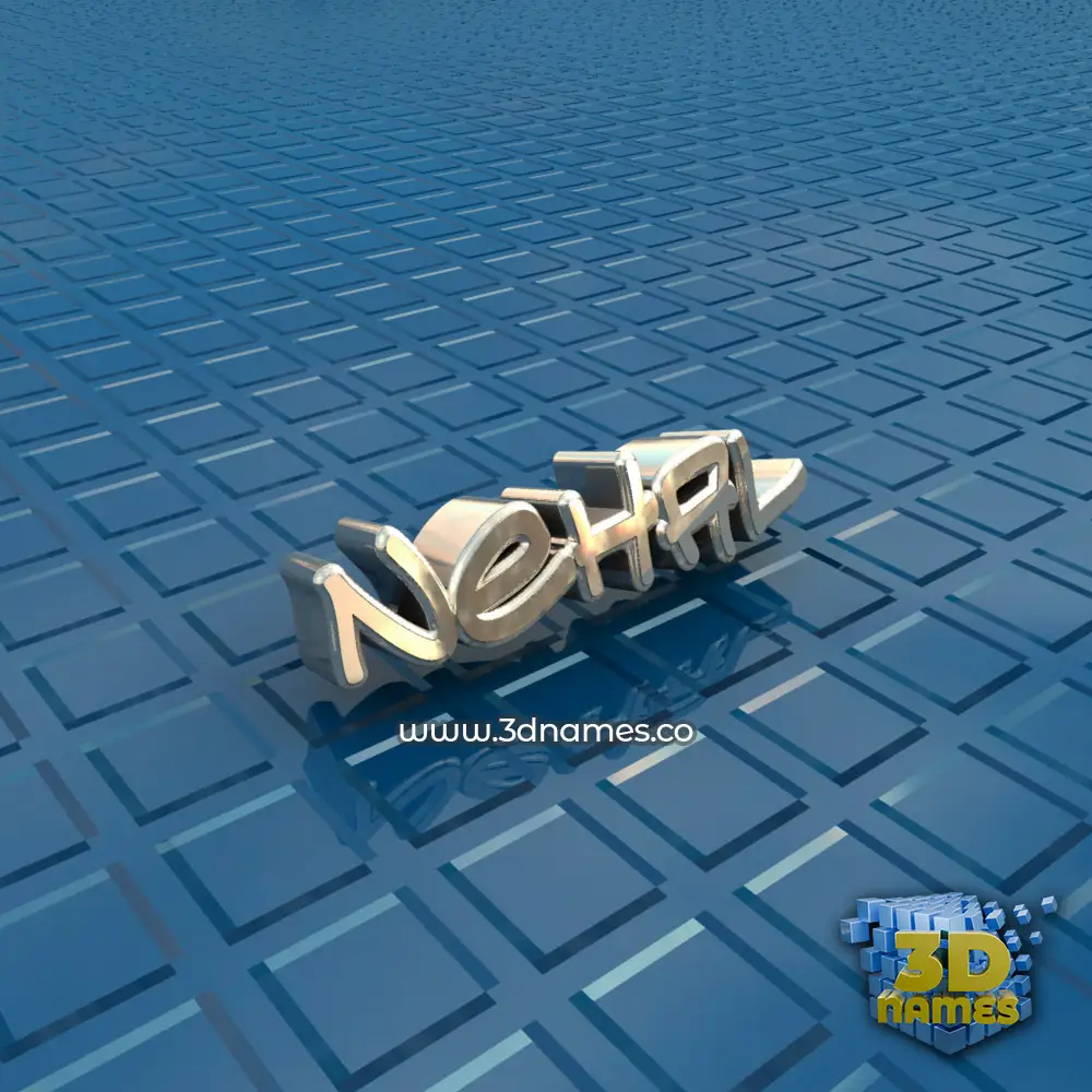 nehal in Blue Bling style - 3D name wallpaper nehal in Blue Bling style - 3D name wallpaper