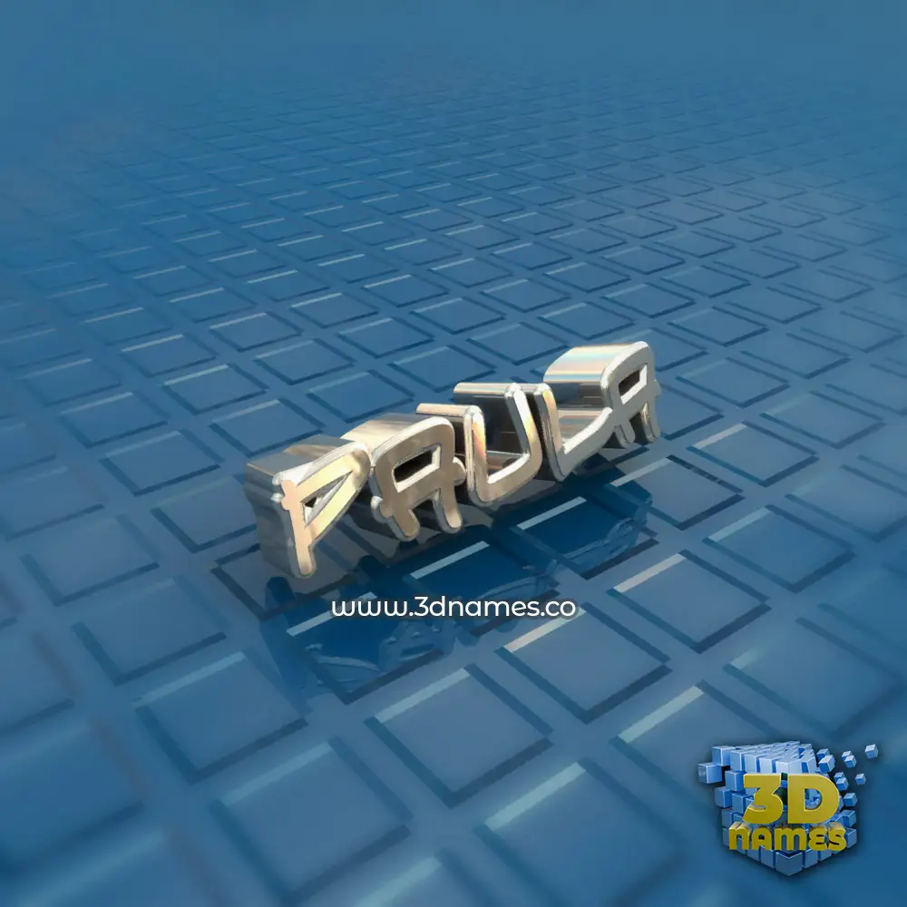 paula in Blue Bling style - 3D name wallpaper
