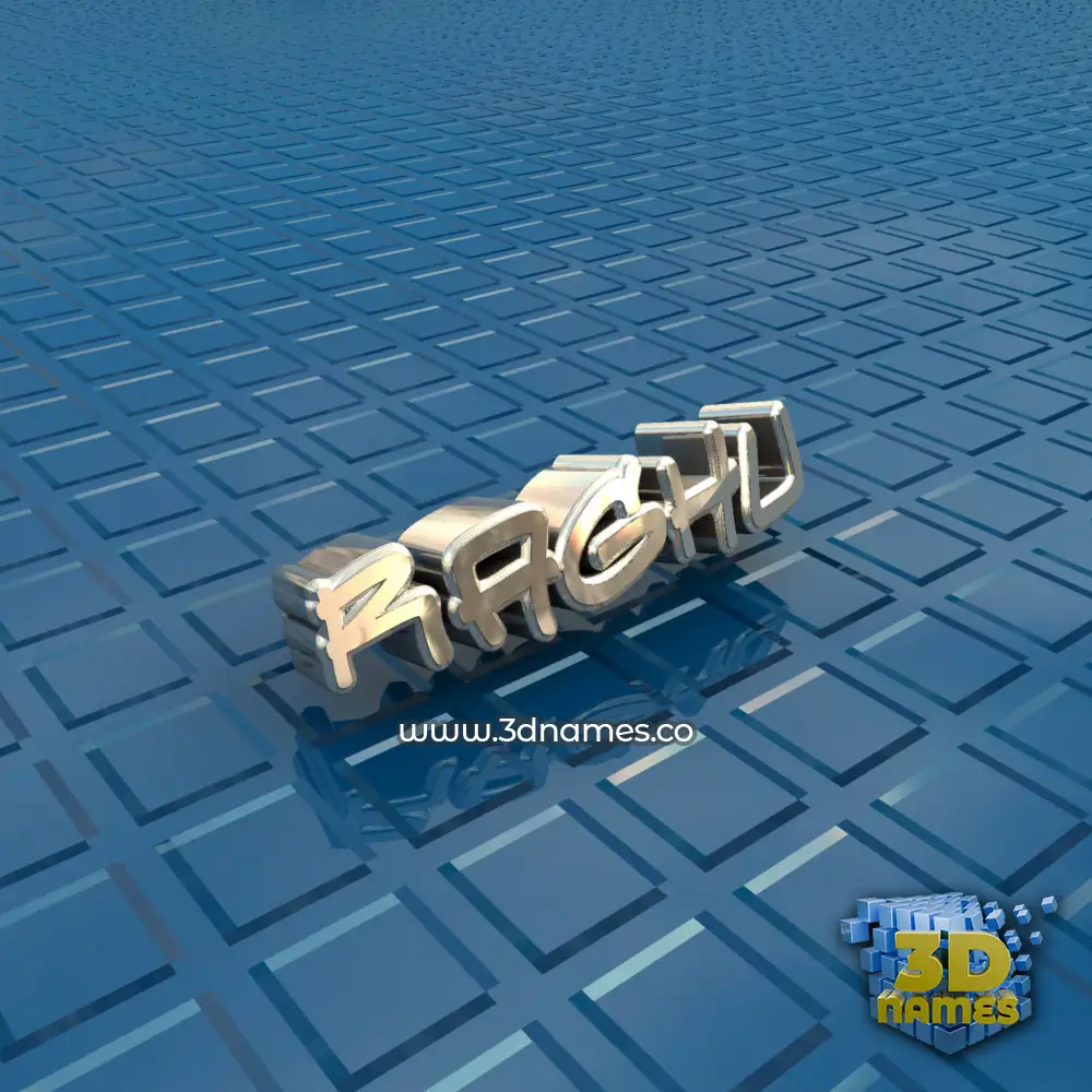raghu in Blue Bling style - 3D name wallpaper