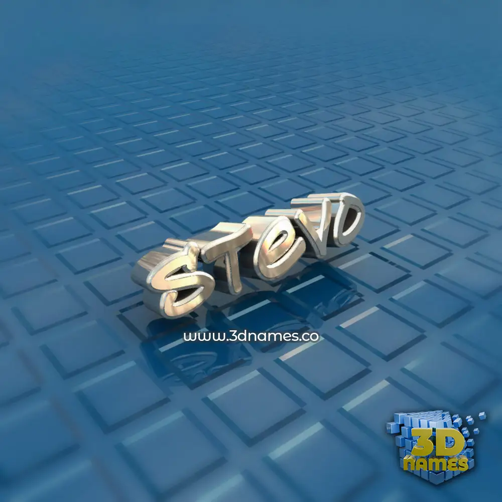 stevo in Blue Bling style - 3D name wallpaper stevo in Blue Bling style - 3D name wallpaper