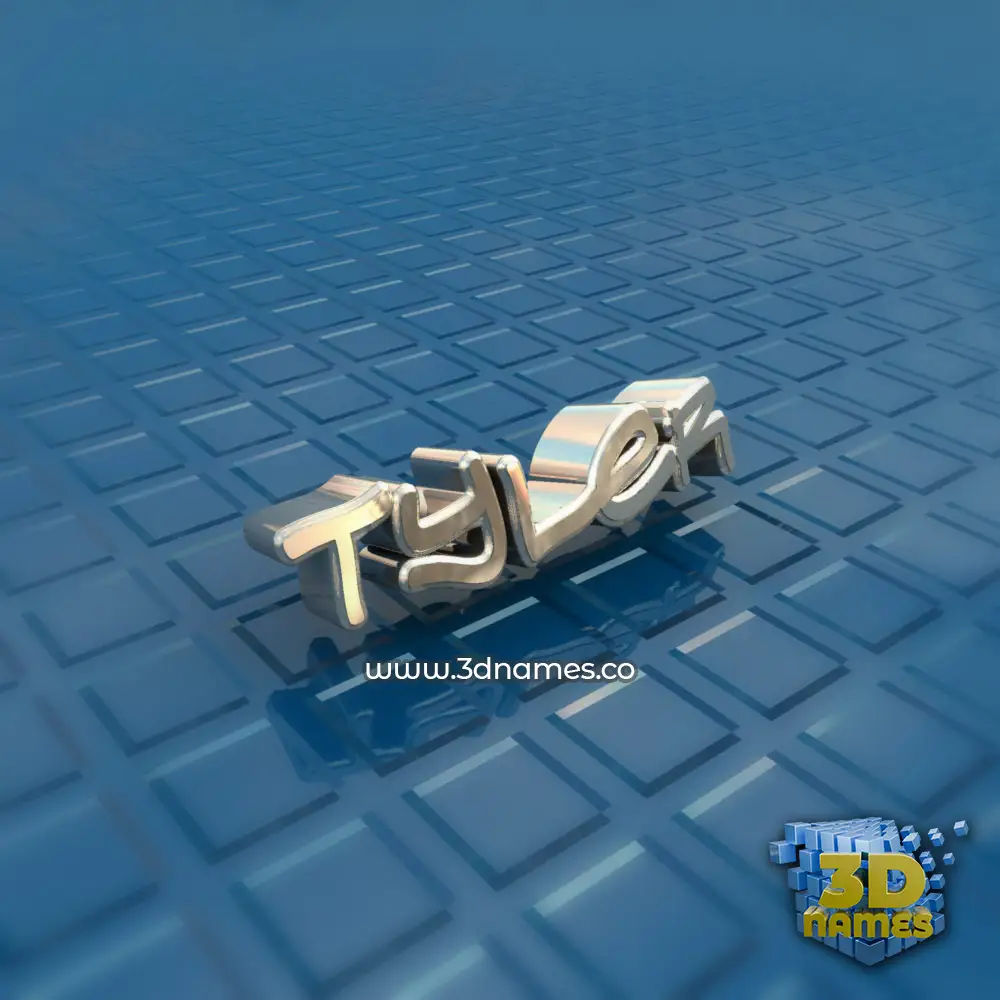 tyler in Blue Bling style - 3D name wallpaper tyler in Blue Bling style - 3D name wallpaper