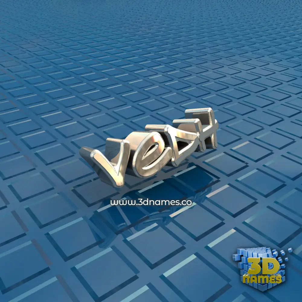 vedh in Blue Bling style - 3D name wallpaper