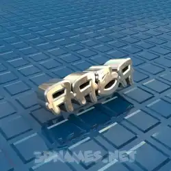 aaba in Blue Bling style - 3D name wallpaper