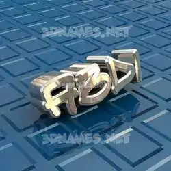 abdi in Blue Bling style - 3D name wallpaper