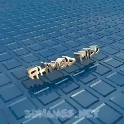 ahmed mido in Blue Bling style - 3D name wallpaper
