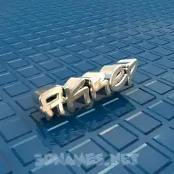 akrep in Blue Bling style - 3D name wallpaper