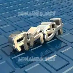 aksh in Blue Bling style - 3D name wallpaper