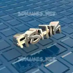 ashik in Blue Bling style - 3D name wallpaper