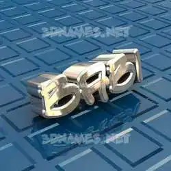babi in Blue Bling style - 3D name wallpaper