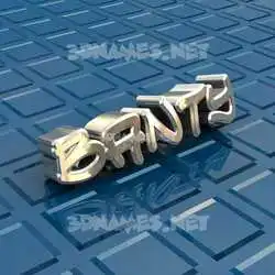 banty in Blue Bling style - 3D name wallpaper