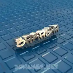 barasha in Blue Bling style - 3D name wallpaper