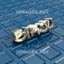 birju in Blue Bling style - 3D name wallpaper