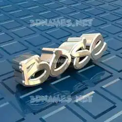 bose in Blue Bling style - 3D name wallpaper