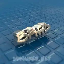 brad in Blue Bling style - 3D name wallpaper