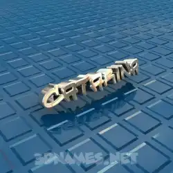 catarina in Blue Bling style - 3D name wallpaper
