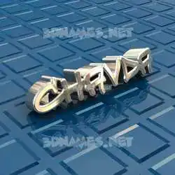 chavda in Blue Bling style - 3D name wallpaper