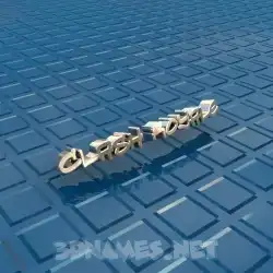 clash royale in Blue Bling style - 3D name wallpaper