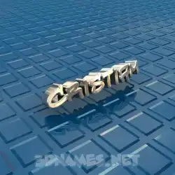 cristiam in Blue Bling style - 3D name wallpaper