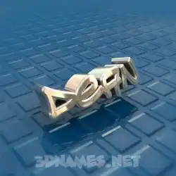 dean in Blue Bling style - 3D name wallpaper