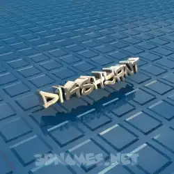 dikshyant in Blue Bling style - 3D name wallpaper