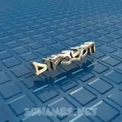 dipjyoti in Blue Bling style - 3D name wallpaper