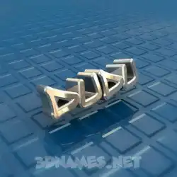 dudu in Blue Bling style - 3D name wallpaper