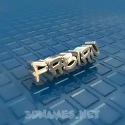 fabian in Blue Bling style - 3D name wallpaper