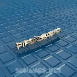 firends4ever in Blue Bling style - 3D name wallpaper