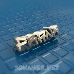 frank in Blue Bling style - 3D name wallpaper