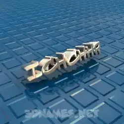 ichchha in Blue Bling style - 3D name wallpaper