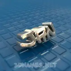jan in Blue Bling style - 3D name wallpaper