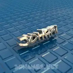 johari in Blue Bling style - 3D name wallpaper