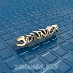 jonnick in Blue Bling style - 3D name wallpaper